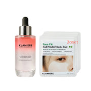 KLAMIERE レイヤロニック ピンクコラーゲンアンプル 50ml + フェイスフィット フルマルチ マスクパッド（3枚入×20パック)
